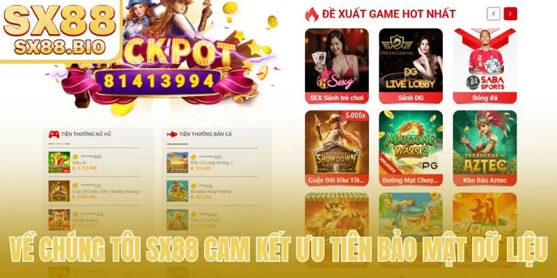 Về chúng tôi SX88 cam kết ưu tiên bảo mật dữ liệu
